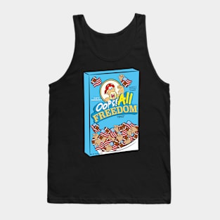 Oops all freedom american food Tank Top